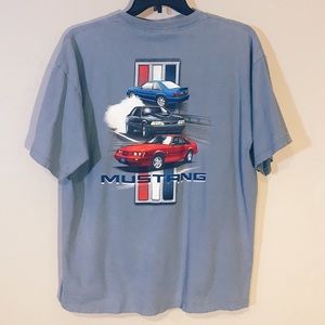 Vintage Mustang Blue Tee